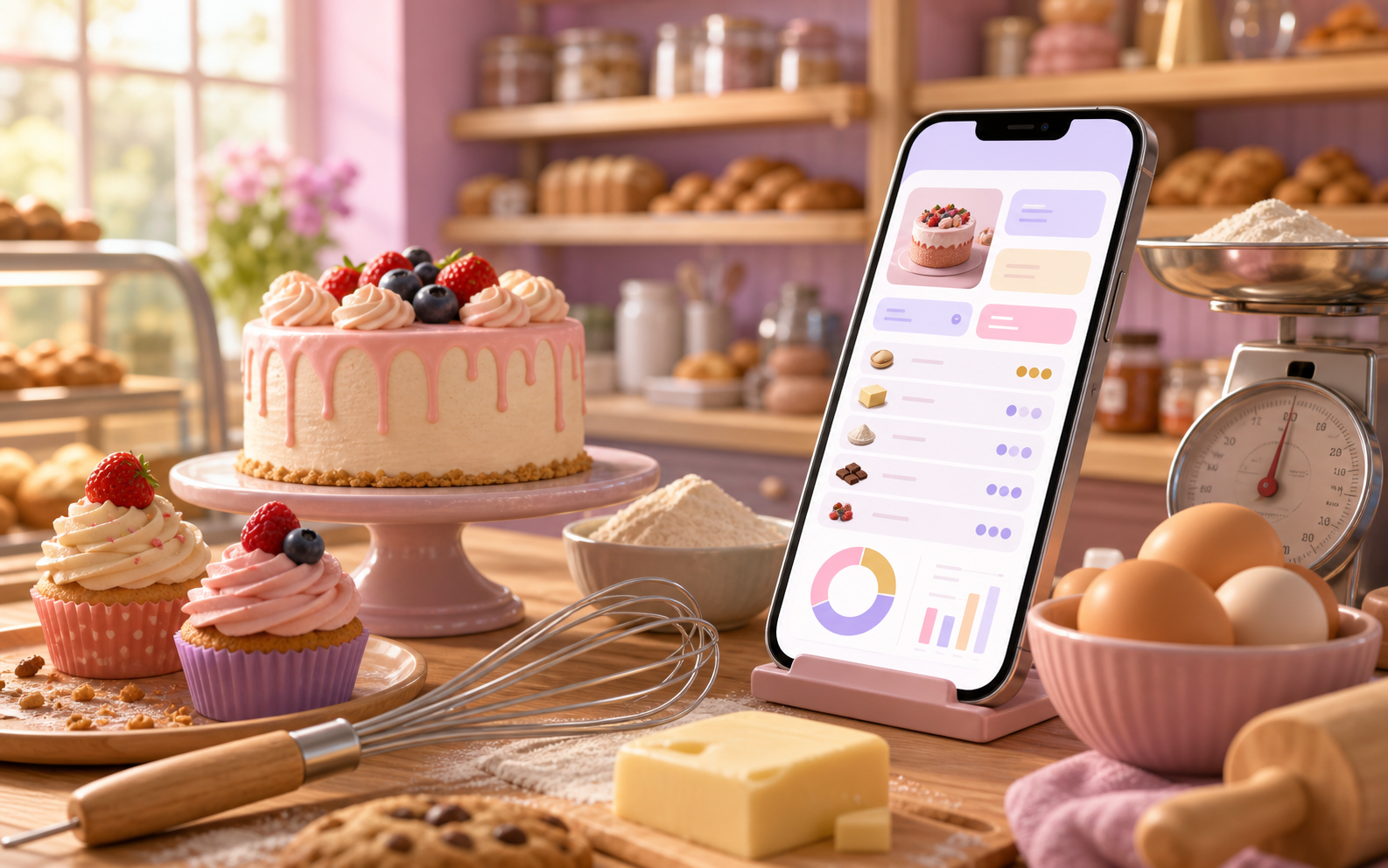 ภาพหน้าจอ BakeCostDee แอปคิดต้นทุนเบเกอรี่และเค้ก